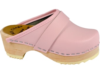 children&#39;s clogs pale pink