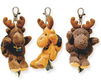 Keychain brown moose