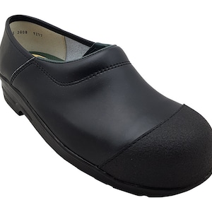 MB Clogs, Comfort safety clogs black with steel toe cap