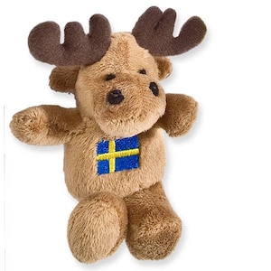 Magnet fridge magnet, plush elk