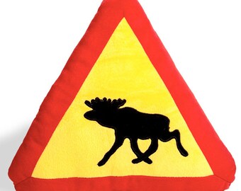 Pillow Moose Warning