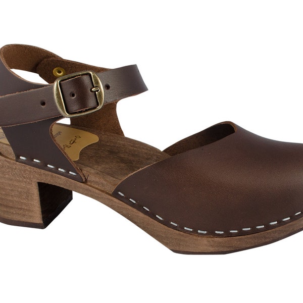 MB Clogs, Clogs Sandalette braun