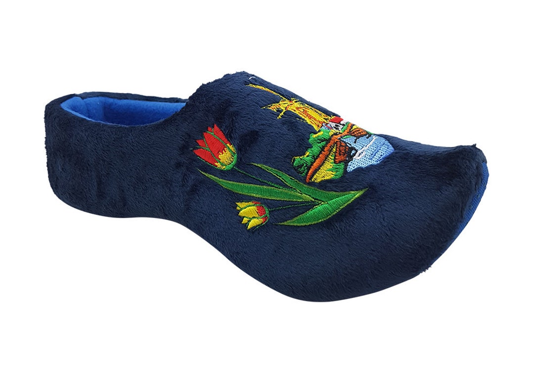 Original Dutch Slippers Blue - Etsy