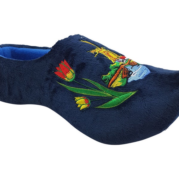 Original Dutch slippers blue