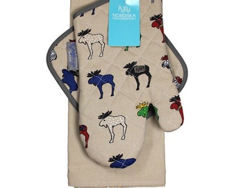 Ingela's Moose Set, 3 pieces