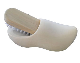 Shoe brush in a wooden shoe, 15 cm
