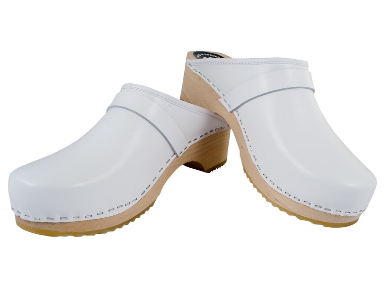 Original Schwedenclogs weiss Damenclogs Herrenclogs MB Clogs Bild 2