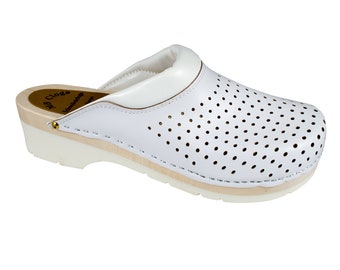 MB clogs, comfort clogs white