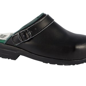 MB Clogs, Original Swedish Clogs MB Clogs Safety Clogs with Steel Cap Black