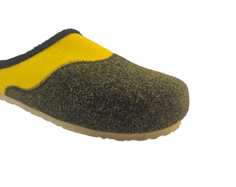 MB Zuecos, zapatillas amarillo/oliva