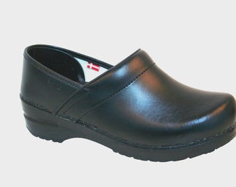 Original Swedish clogs Cabrio clogs black
