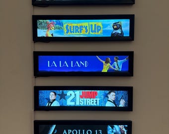 2-Pack Mylar 5x25 Glowbox LED Light Box Poster Frame - Made in USA