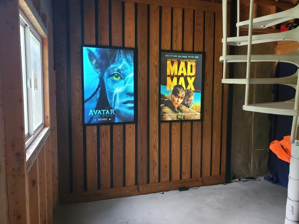 2-PACK Custom LED Light Box Poster Frames - Glowbox LLC