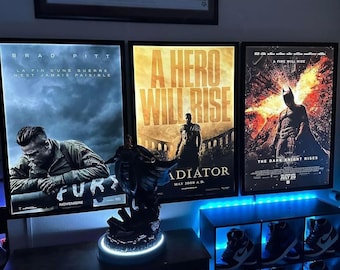 2-Pack Glowbox LED Poster Frames - Made in the USA - Custom Made