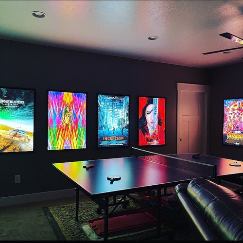 4 Pack Custom Led Light Box Poster Frames Glowbox Llc 4 Pack Custom Led Light Box Poster Frames Glowbox Llc, Led Poster Light Box