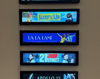 Mylar 5x25 Glowbox LED Light Box Poster Frame - Made in the USA