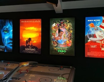 10-PACK Glowbox "World Famous" LED Poster Frames - Made in the USA