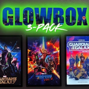 3-PACK Custom LED Light Box Poster Frames - Made in USA