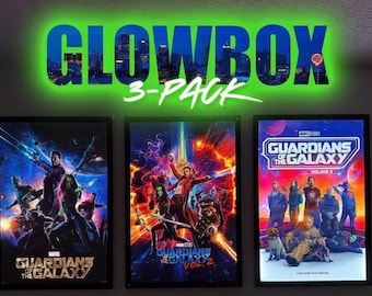 3-PACK Custom LED Light Box Poster Frames - Made in USA