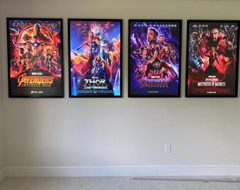 4-Pack Custom LED Light Box Poster Frames - Made in the USA
