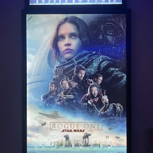 Mylar 5x25 Glowbox LED Light Box Poster Frame - Made in the USA - Family Owned - Custom Made