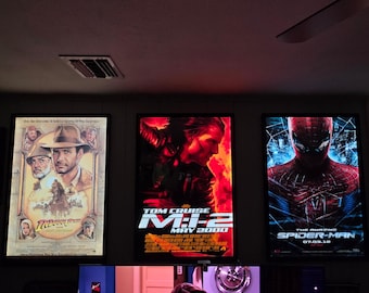 8-PACK 27x40 Custom LED Glowbox Light Box Frames - Made in the USA