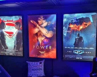 9-PACK Glowbox "World Famous" LED Poster Frames - Made in the USA