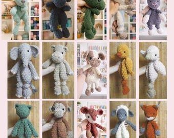 Hand-made knotted loveys, Custom-made to order Snugglers