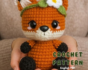 Fox Amigurumi Plush Crochet Pattern PDF