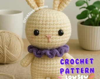 かぎ針編みのパターンかわいいウサギ / かぎ針編みのパターン