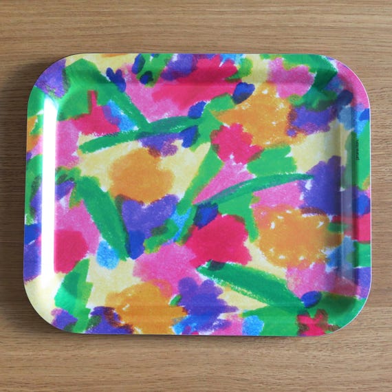 Flowery tray