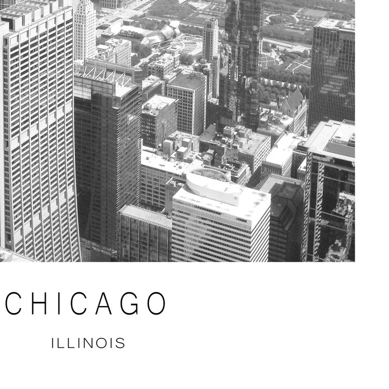 Chicago print, Chicago art, Chicago wall art, Chicago decor, Chicago Illinois, Chicago city, Chicago photography, DIGITAL FILES image 4