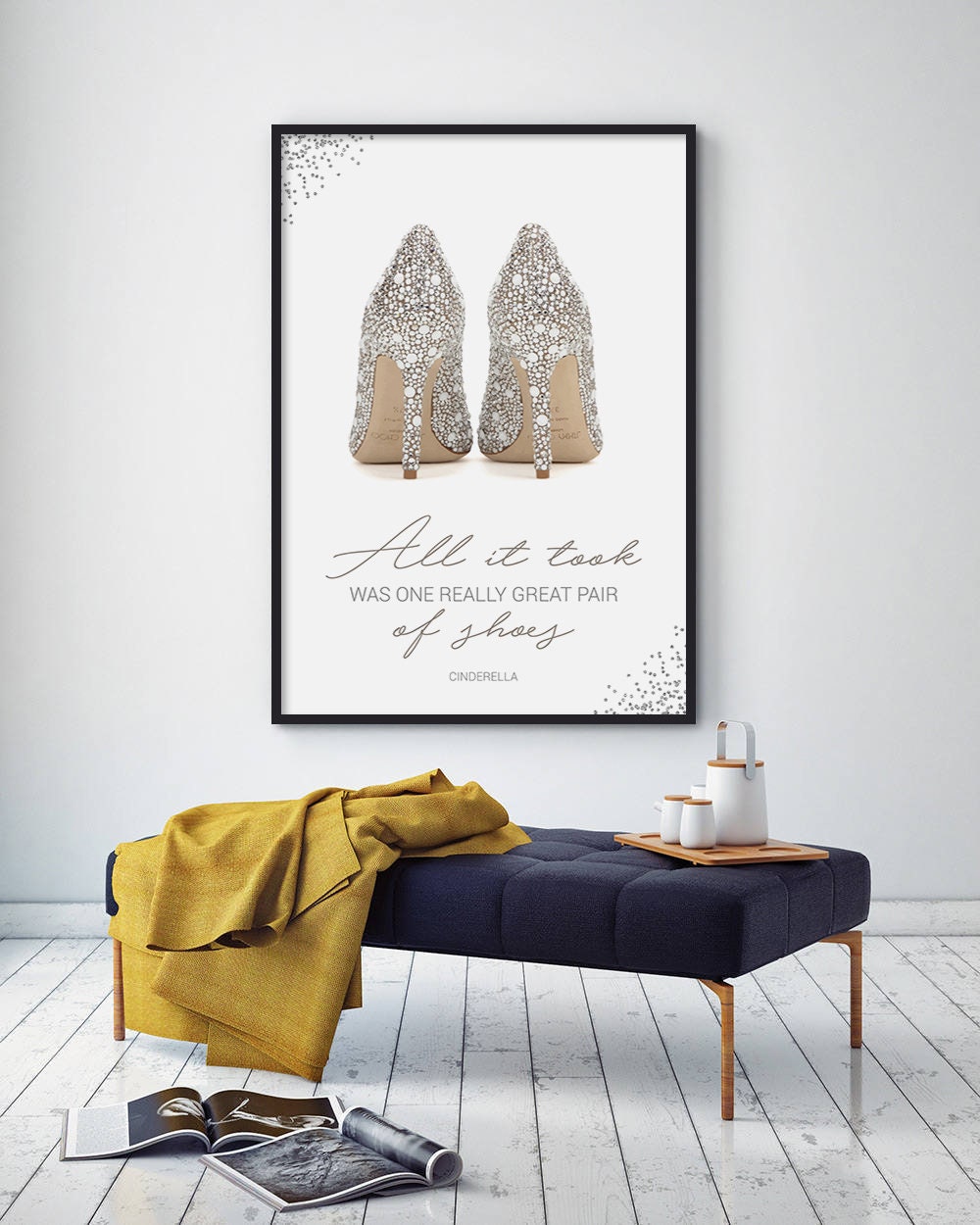 All It Took Was One Really Great Pair of Shoes Cinderella - Etsy