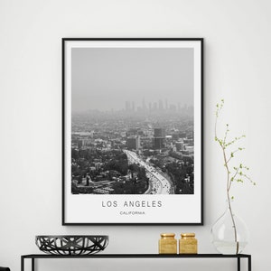 Los Angeles print, LA print, Los Angeles poster, Los Angeles art, California print, Los Angeles gift, Los Angeles city, DIGITAL FILES
