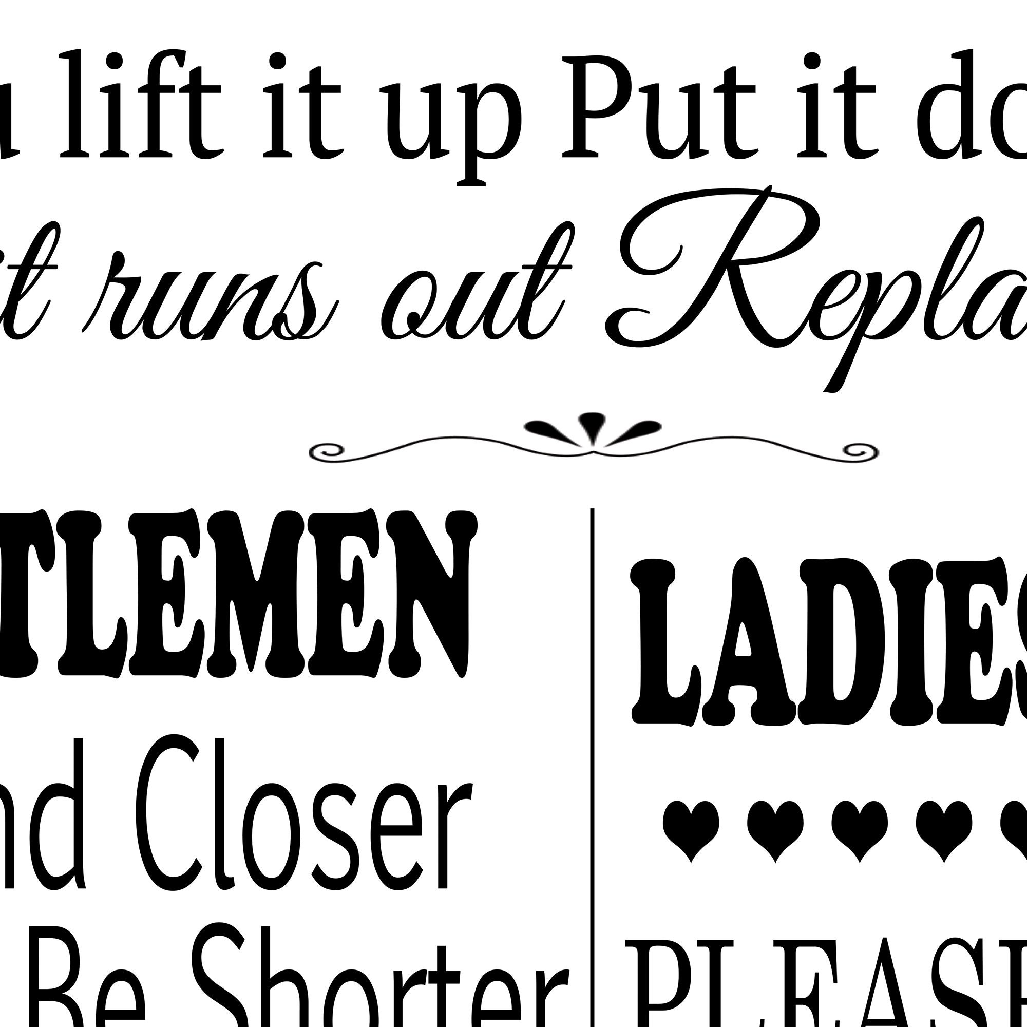 Toilet Rules Bathroom Rules Toilet Sign Toilet Rules Sign Etsy Canada