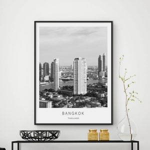 Bangkok print, Bangkok poster, Thailand print, City Poster, Thailand photo, City Prints, World cities, Cities wall art, Travel Poster