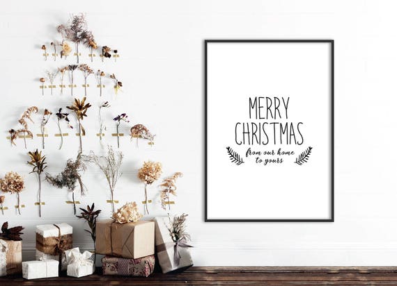 christmas quotes wall art