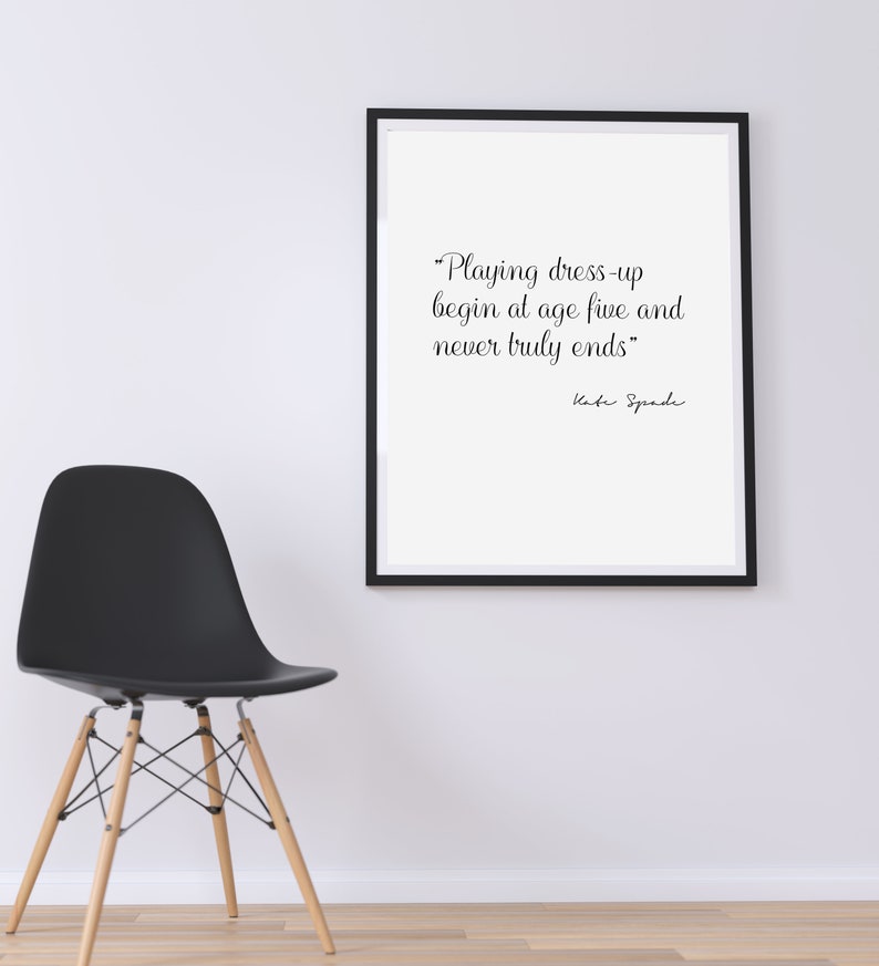 Salon Decor Fashion Gift DIGITAL FILES Typography Fashion Poster Fashion Decor Quote Prints Fashion Quote Home Decor