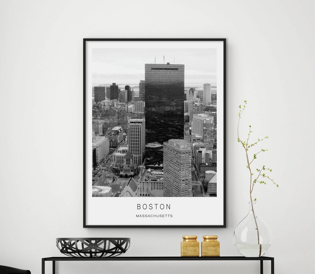 Boston Print Boston Art Boston Decor Boston Massachusetts - Etsy