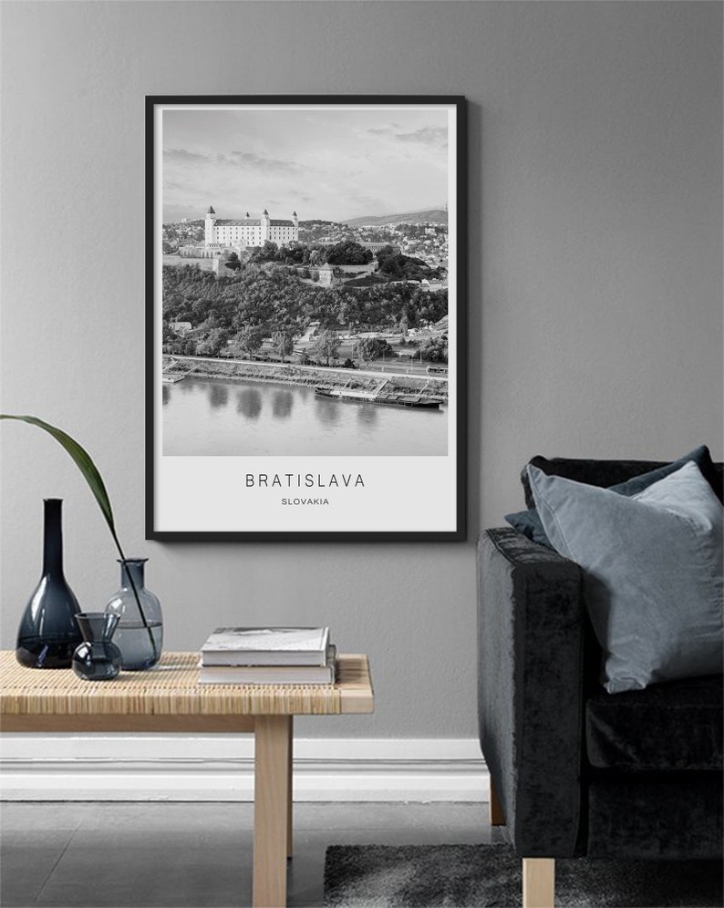 Bratislava Slovakia Poster Travel Poster Slovakia Print Etsy