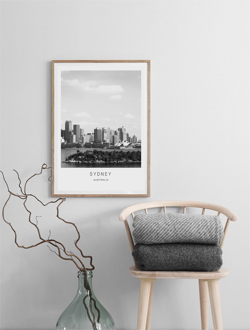 Sydney Print Sydney Poster Sydney Wall Art Australia Print Etsy