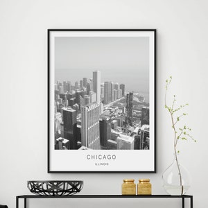 Chicago print, Chicago art, Chicago wall art, Chicago decor, Chicago Illinois, Chicago city, Chicago photography, DIGITAL FILES image 1