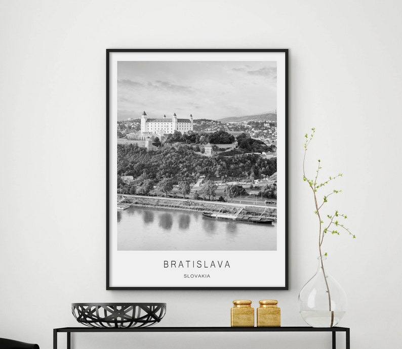 Bratislava Slovakia Poster Travel Poster Slovakia Print Etsy