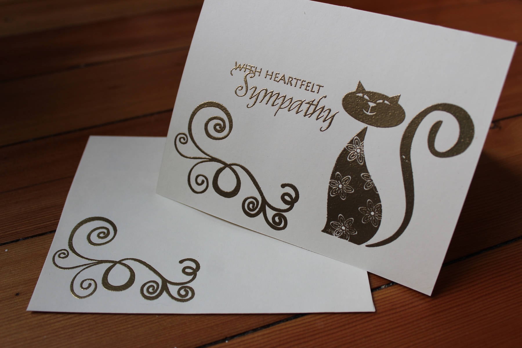 Envelopes "In Sympathy" Set of 10 KITTY'S NOTE CARDS