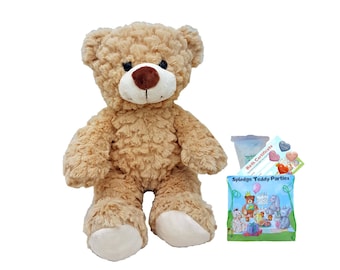 Build make a Teddy Bear kit - Toffee the Brown Teddy Bear - 16 inch/40cm - no sew