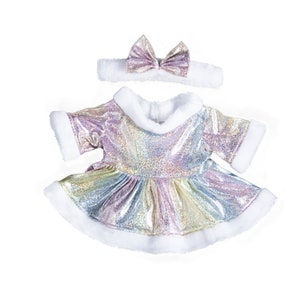 Christmas Snow Princess Outfit - 16 inch/40cm - Teddy Bear Clothes