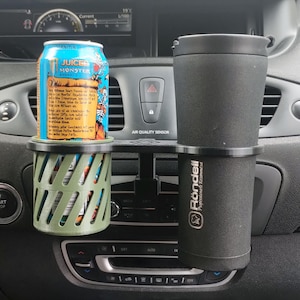 Car CD Slot Cup Holder | STL File | 3D Print Model | Coffee & Can Drink Holder | Digital Download