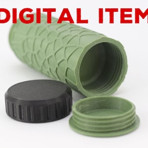 3D printable Container with Hidden Secret Storage Stash | Digital file Container with hidden Secret Compartment | Hideaway Hide Valuables