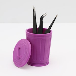 3D Printable Storage Box Trash Can | Storage Container STL files for printing | Desk Organizer STL files