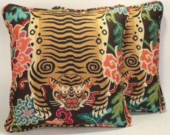 Tiger Throw Pillows